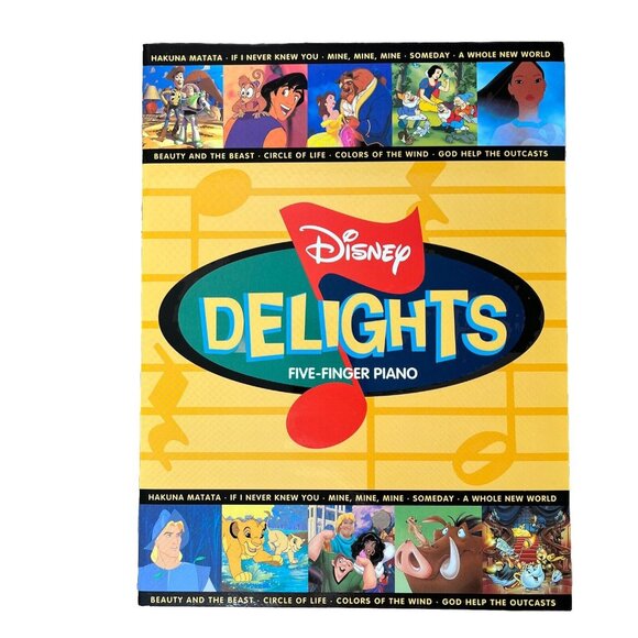 Other - Disney Delights for Five Finger Piano Sheet Music Hal Leonard